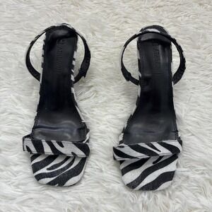 Coquette Glam Y2K Party Sexy Zebra print kitten heels Size US 8.5